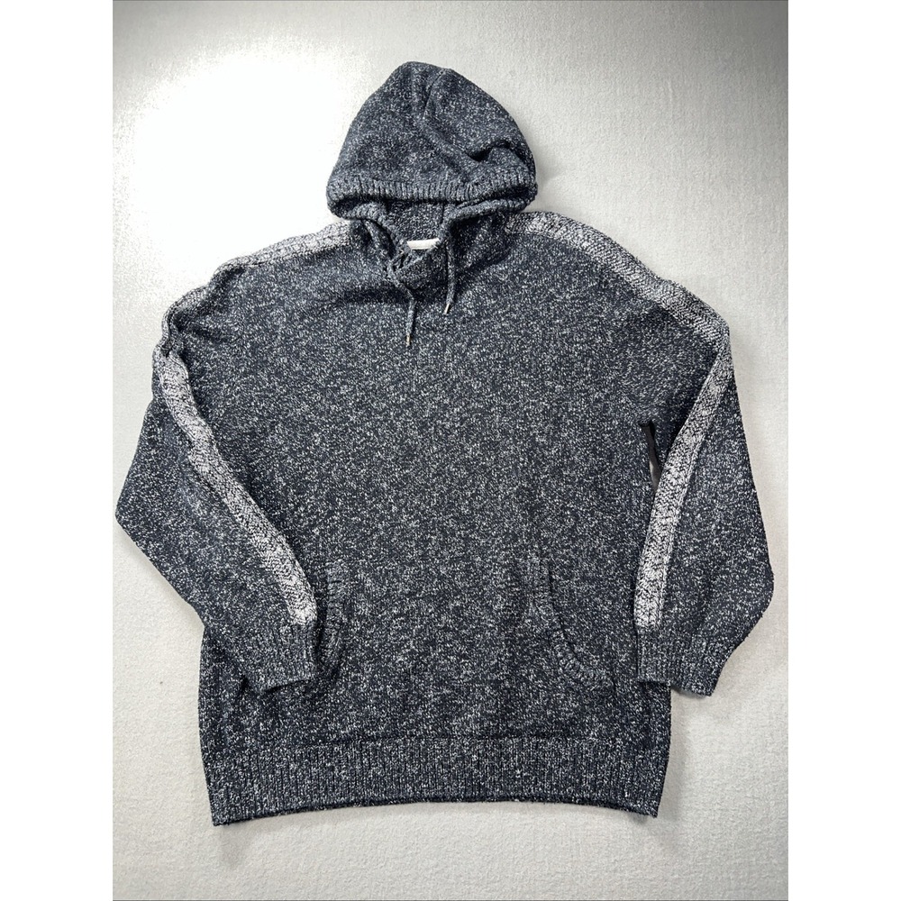Commerce Men's XL Pull Over Hooded Sweater Grunge XL